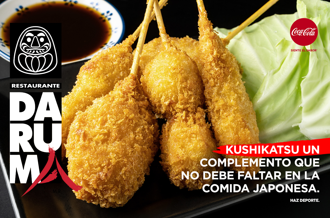 Kushikatsu un complemento delicioso de la comida japonesa. - DARUMA